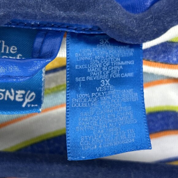 Vintage Tigger Raincoat Toddler Size 3x Blue World Of Disney - Picture 12 of 13